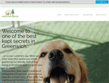 Tablet Screenshot of lonepinekennel.com